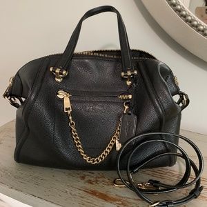 Coach Prairie (Medium) Pebbled Leather Satchel